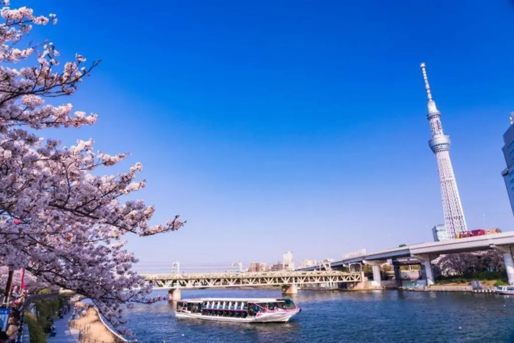 Apartament 401 Oshiage Sta 3Mins Walk! Wi-Fi Elevator 4Pax Tokio